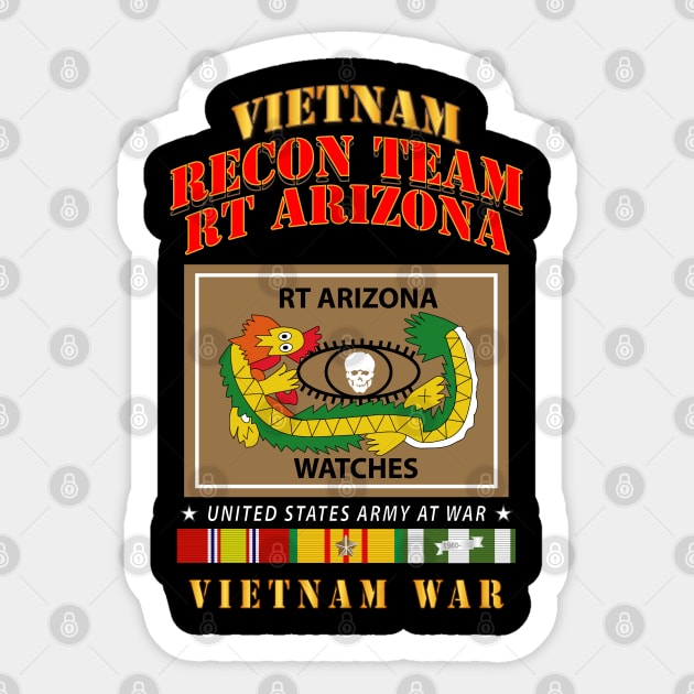 Recon Team - RT Arizona - Vietnam War w VN SVC Sticker by twix123844